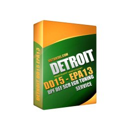 Detroit DD15 EPA13 DPF delete service performed remotely via TeamViewer