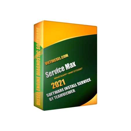 Service Max 2021 Install Service by TeamViewer