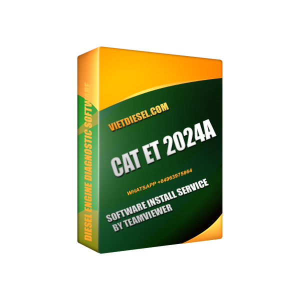 CAT ET 2024A Install Service by TeamViewer